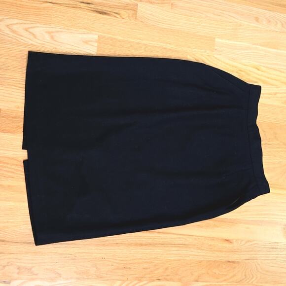Vintage Michelle Stuart women's Black wool pencil skirt - Picture 9 of 9